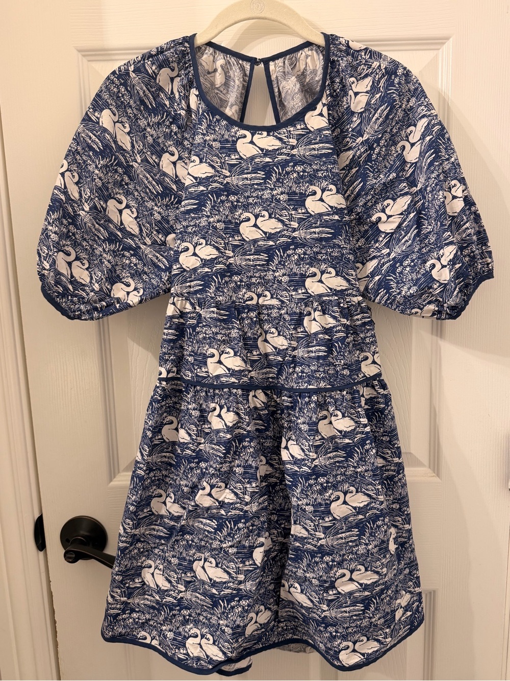 Urban Outfitters x Laura Ashley Swan Mini Dress